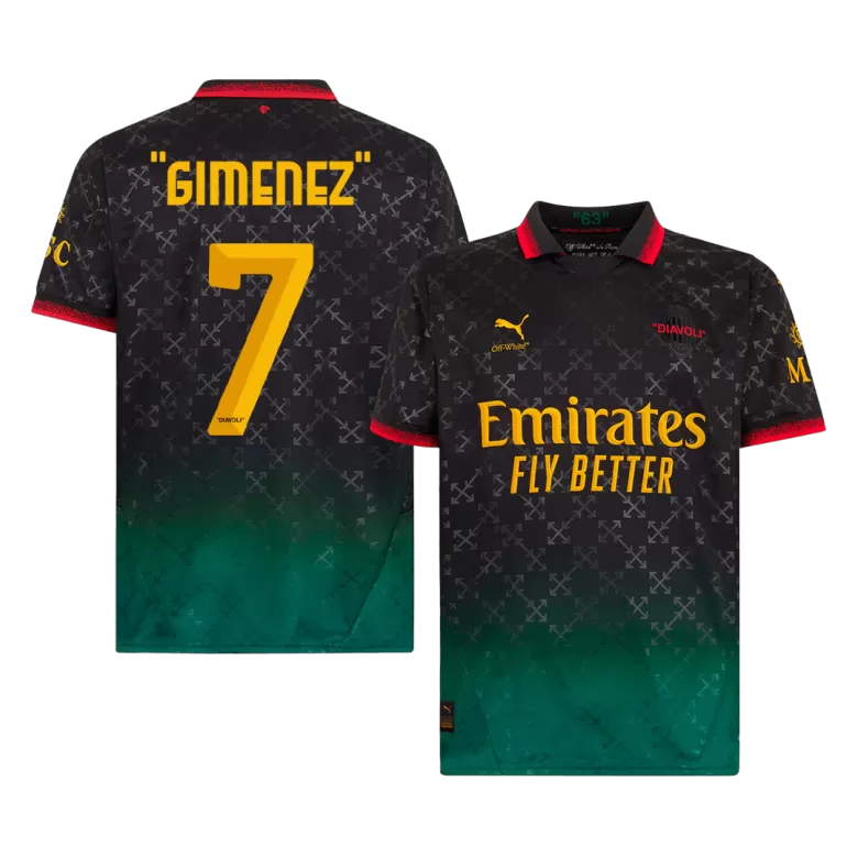 AC Milan "GIMENEZ" #7 Fourth Away Soccer Jersey 2024/25 - gojersey