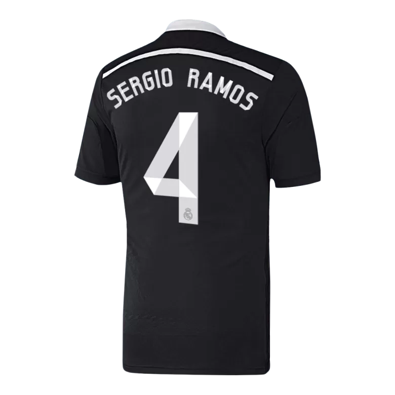 Real Madrid SERGIO RAMOS #4 Third Away Soccer Jersey Retro 2014/15 - gojersey