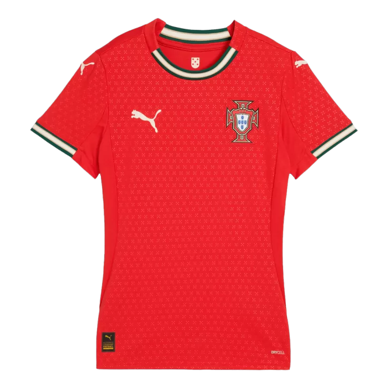 Portugal Home Soccer Jersey 2025 Women - gojersey