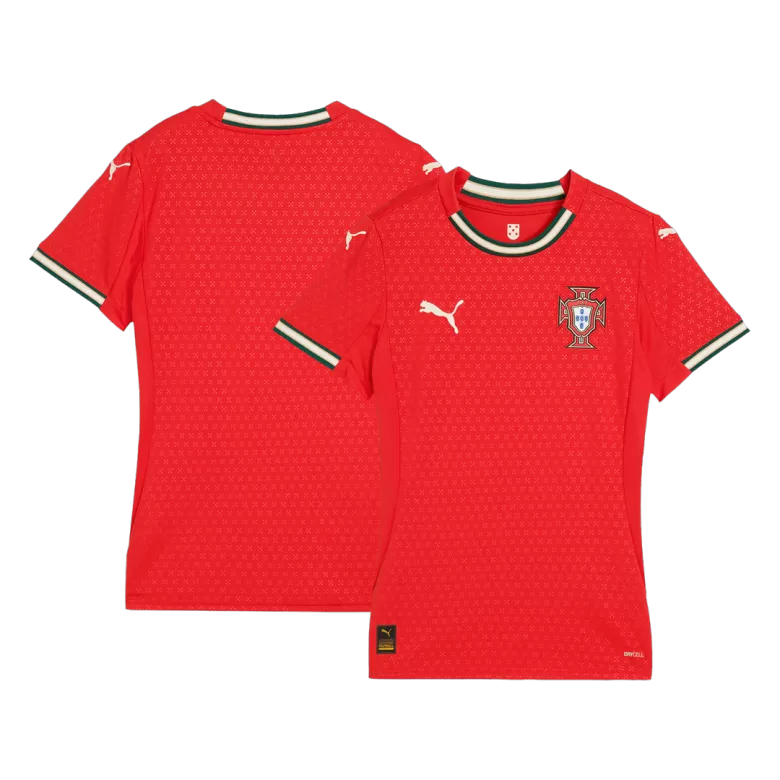 Portugal Home Soccer Jersey 2025 Women - gojersey