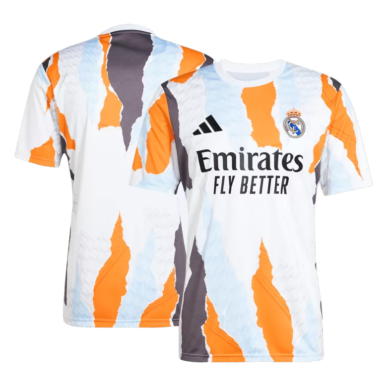 Real Madrid Pre-Match Training Soccer Jersey 2024/25 - White - gojersey