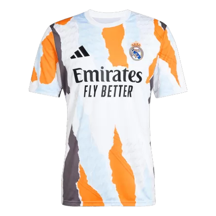 Real Madrid Pre-Match Training Soccer Jersey 2024/25 - White - gojersey