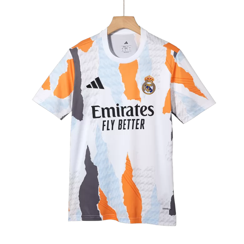 Real Madrid Pre-Match Training Soccer Jersey 2024/25 - White - gojersey