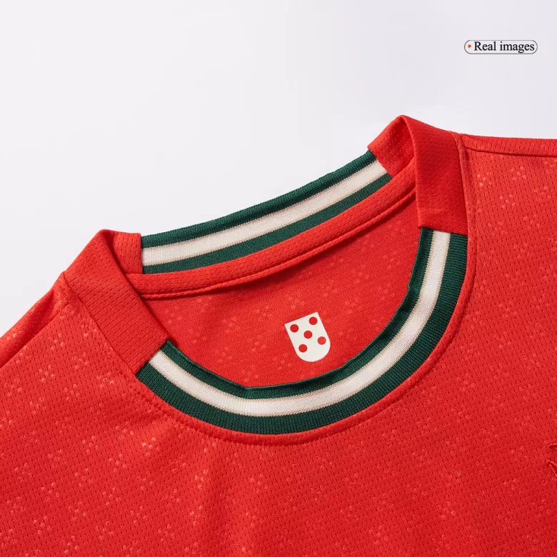 Portugal Home Soccer Jersey Kit 2025 Kids(Jersey+Shorts) - gojersey