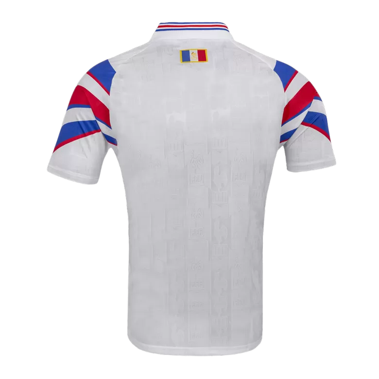 France Away Soccer Jersey Retro 1996 - gojersey