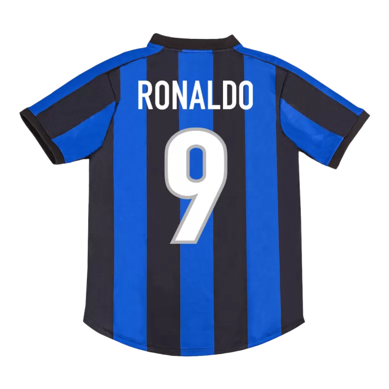 Inter Milan RONALDO #9 Home Soccer Jersey Retro 1999/00 - gojersey