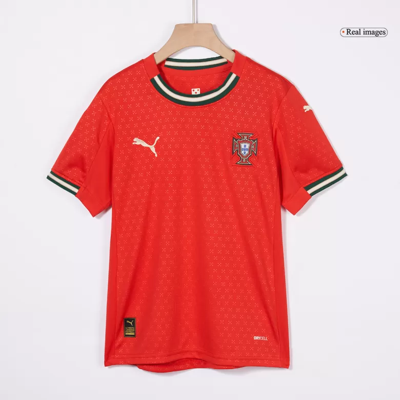 Portugal Home Soccer Jersey Kit 2025 Kids(Jersey+Shorts) - gojersey