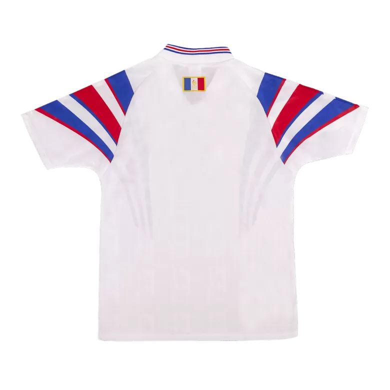 France Away Soccer Jersey Retro 1996 - gojersey