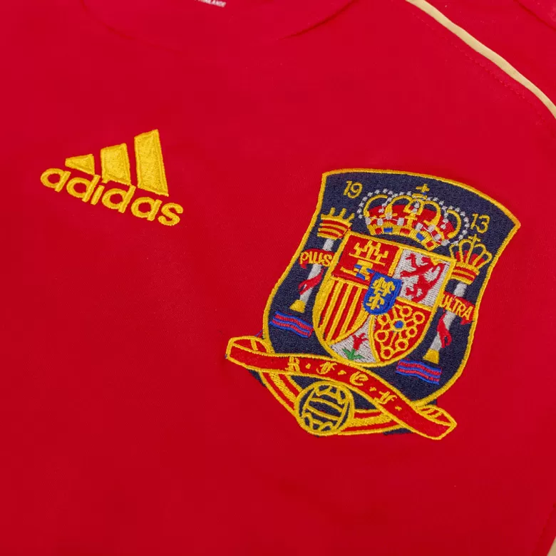 Spain Home Soccer Jersey Retro 2008 - gojersey