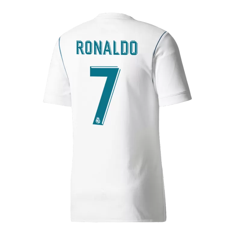 Real Madrid RONALDO #7 Home Soccer Jersey Retro 2017/18 - gojersey