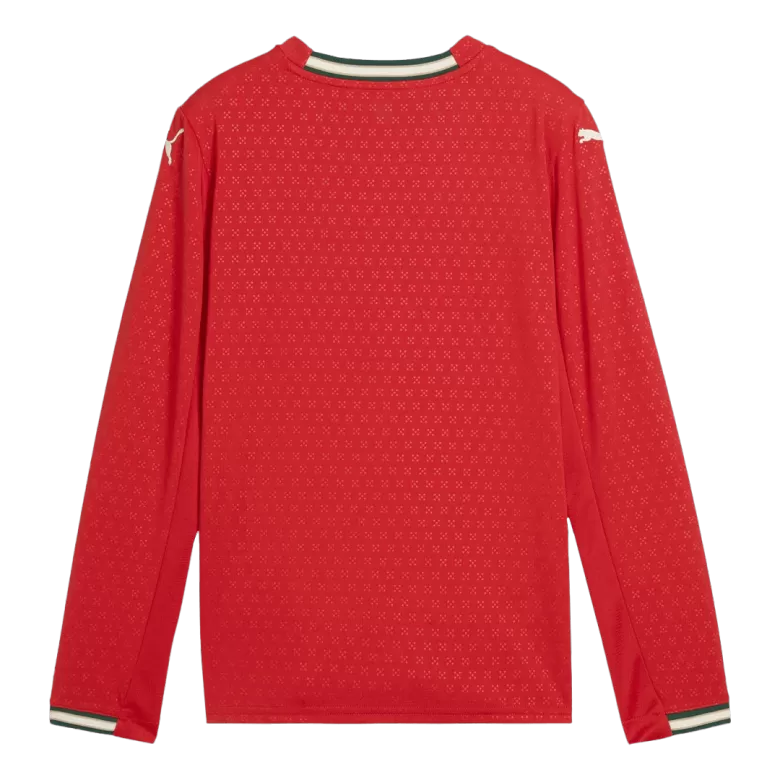 Portugal Long Sleeve Home Soccer Jersey 2025 - gojersey