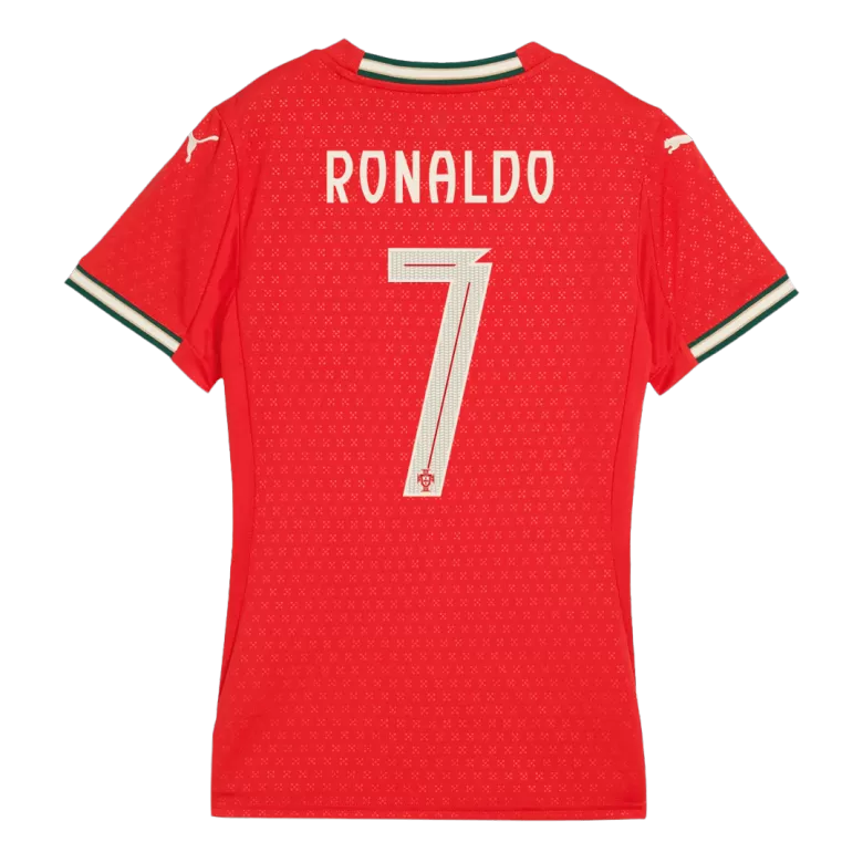 Women's Portugal RONALDO #7 Home Soccer Jersey 2025 - gojersey