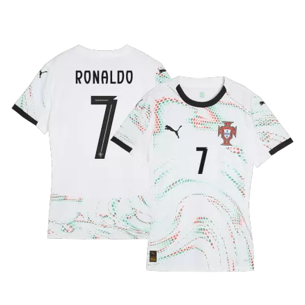 Women's Portugal RONALDO #7 Away Soccer Jersey 2025 - gojersey