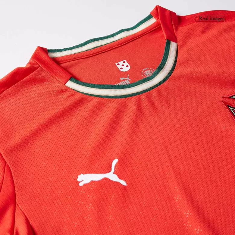 Portugal Long Sleeve Home Soccer Jersey 2025 - gojersey