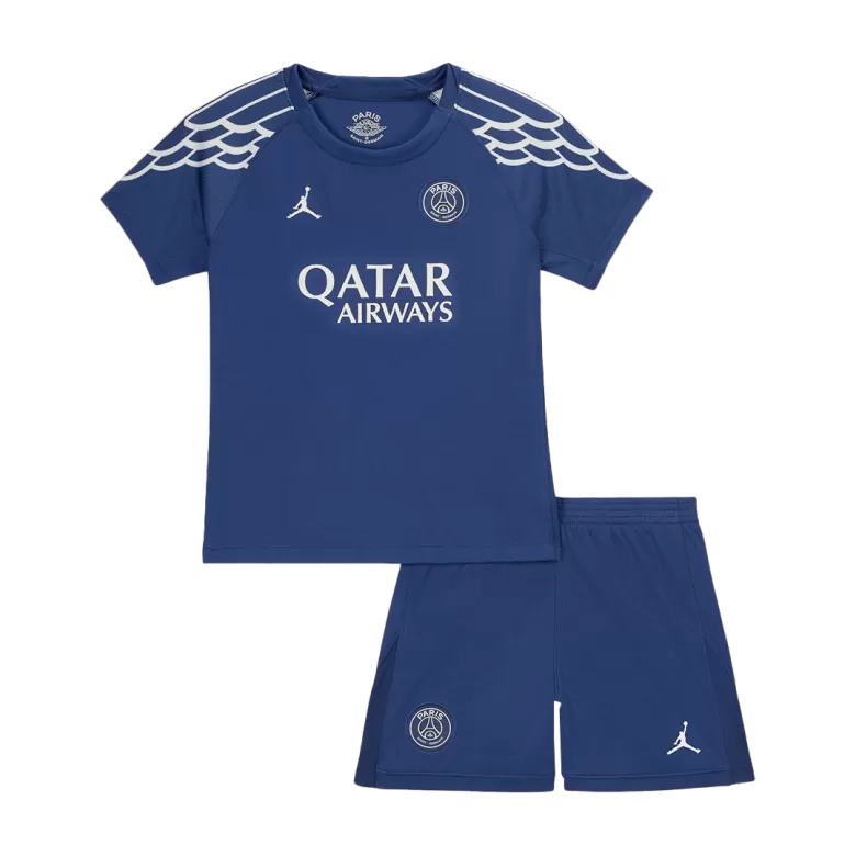 PSG Fourth Away Soccer Jersey Kit 2024/25 Kids(Jersey+Shorts) - gojersey