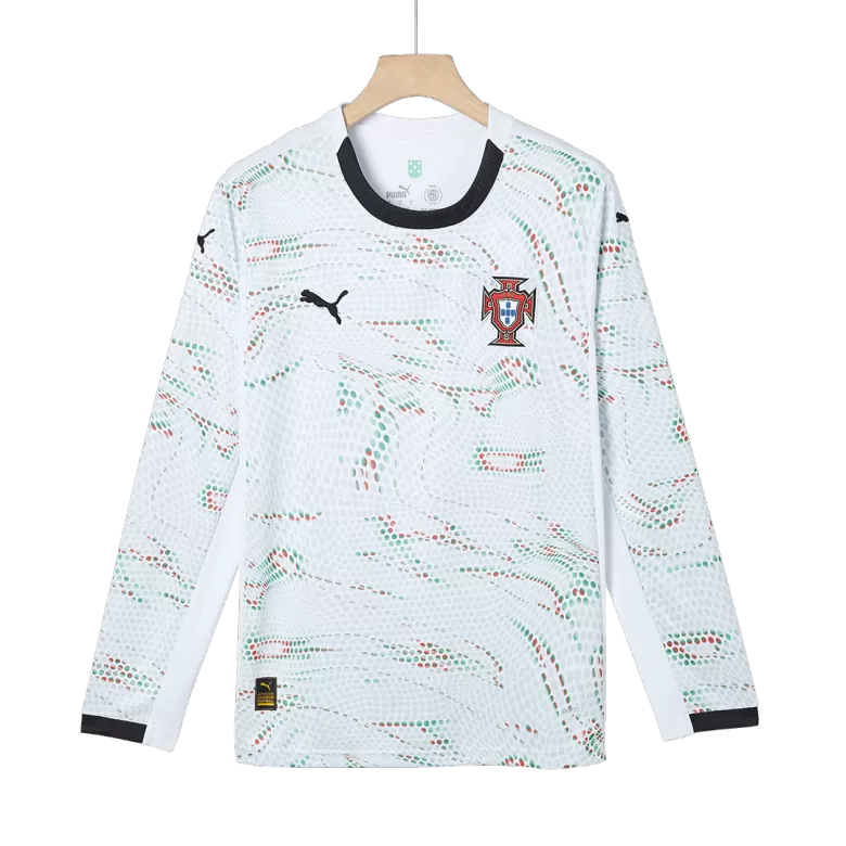 Portugal Long Sleeve Away Soccer Jersey 2025 - gojersey