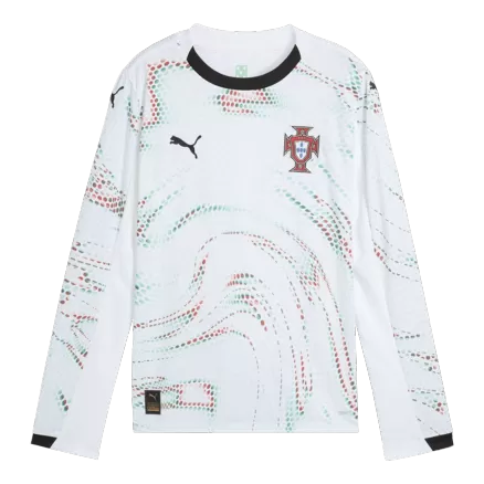 Portugal Long Sleeve Away Soccer Jersey 2025 - gojersey