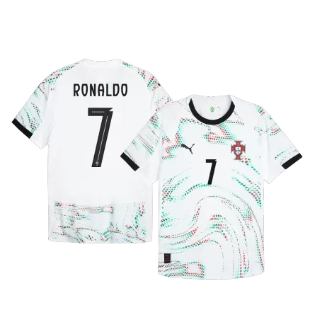 Portugal RONALDO #7 Away Soccer Jersey Authentic 2025 - gojersey