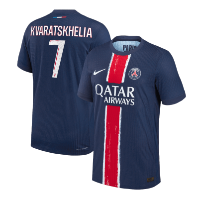PSG KVARATSKHELIA #7 Home Soccer Jersey Authentic 2024/25 - gojersey