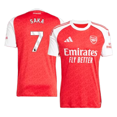 SAKA #7 Arsenal Home Soccer Jersey 2025/26 Red - gojersey
