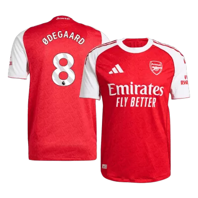Arsenal ØDEGAARD #8 Home Soccer Jersey Authentic 2025/26 - gojersey