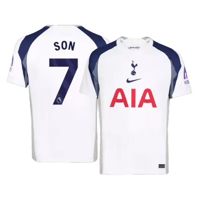 SON #7 Tottenham Hotspur Home Soccer Jersey 2025/26 White - gojersey