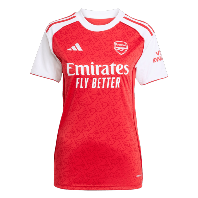 Women's Arsenal Home Soccer Jersey 2025/26 Red - gojersey