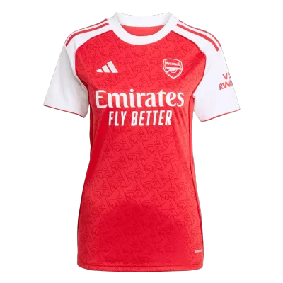 Women's Arsenal Home Soccer Jersey 2025/26 Red - gojersey