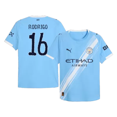 Manchester City RODRIGO #16 Home Soccer Jersey Authentic 2025/26 - gojersey