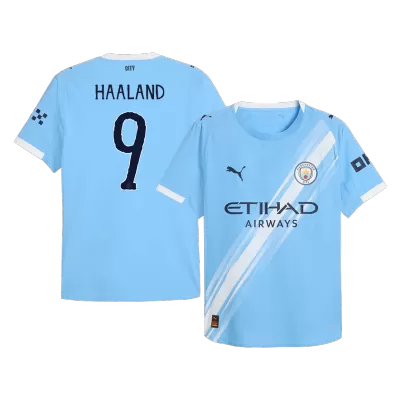 Manchester City HAALAND #9 Home Soccer Jersey Authentic 2025/26 - gojersey