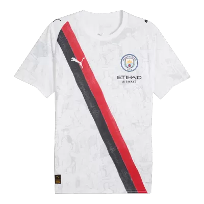 Manchester City KidSuper Soccer Jersey 2025/26 White - Club World Cup - gojersey