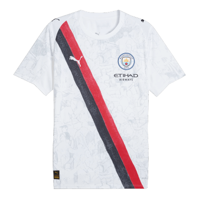 Manchester City KidSuper Soccer Jersey 2025/26 White - Club World Cup - gojersey