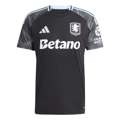 Aston Villa Away Soccer Jersey 25/26 Black - gojersey