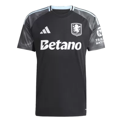 Aston Villa Away Soccer Jersey 25/26 Black - gojersey