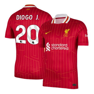 Liverpool DIOGO J. #20 Home Soccer Jersey 2024/25 - gojersey