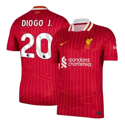 Liverpool DIOGO J. #20 Home Soccer Jersey 2024/25 - gojersey