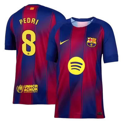 Barcelona PEDRI #8 Home Soccer Jersey 2025/26 - gojersey