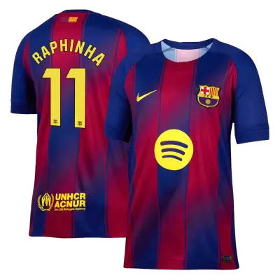 Barcelona RAPHINHA #11 Home Soccer Jersey 2025/26 - gojersey