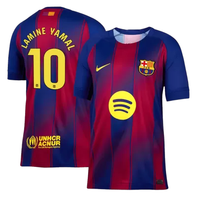 Barcelona LAMINE YAMAL #10 Home Soccer Jersey 2025/26 - gojersey