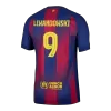 Barcelona LEWANDOWSKI #9 Home Soccer Jersey Authentic 2025/26 - UCL Edition - gojersey