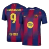 Barcelona LEWANDOWSKI #9 Home Soccer Jersey Authentic 2025/26 - UCL Edition - gojersey
