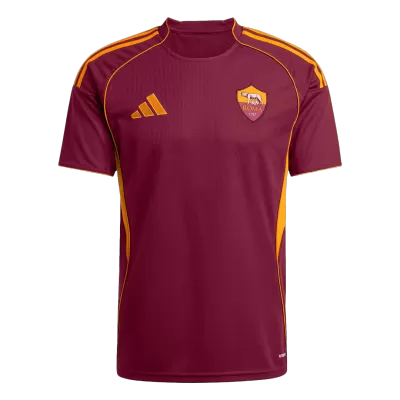 Roma Home Soccer Jersey 2025/26 - gojersey