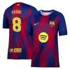 Barcelona PEDRI #8 Home Soccer Jersey 2025/26 - UCL Edition - gojersey