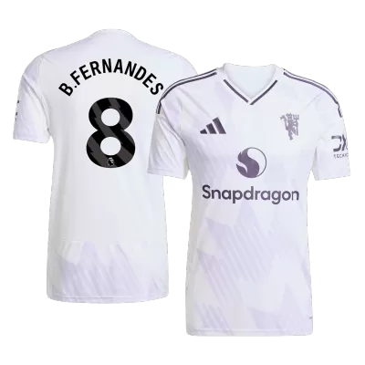 Manchester United B.FERNANDES #8 Away Soccer Jersey 2025/26 - gojersey