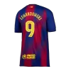 Barcelona LEWANDOWSKI #9 Home Soccer Jersey 2025/26 - UCL Edition - gojersey