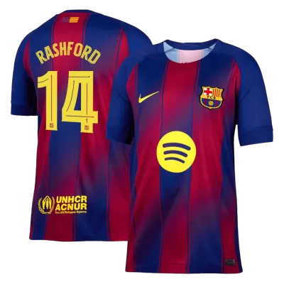 Barcelona RASHFORD #14 Home Soccer Jersey 2025/26 - UCL Edition - gojersey