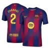 Barcelona CUBARSÍ #2 Home Soccer Jersey Authentic 2025/26 - gojersey