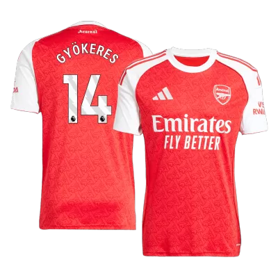Arsenal GYÖKERES #14 Home Soccer Jersey 2025/26 - gojersey