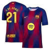 Barcelona F.DE JONG #21 Home Soccer Jersey 2025/26 - gojersey
