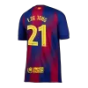 Barcelona F.DE JONG #21 Home Soccer Jersey 2025/26 - UCL Edition - gojersey